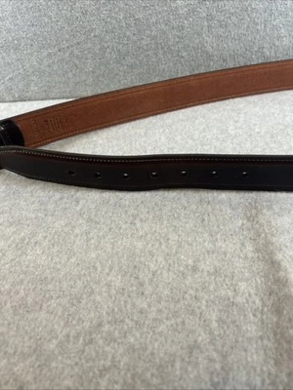 Colombia Sportswear Men's Leather Adjustable Belt Brown Size 46-48 New W/O Tags